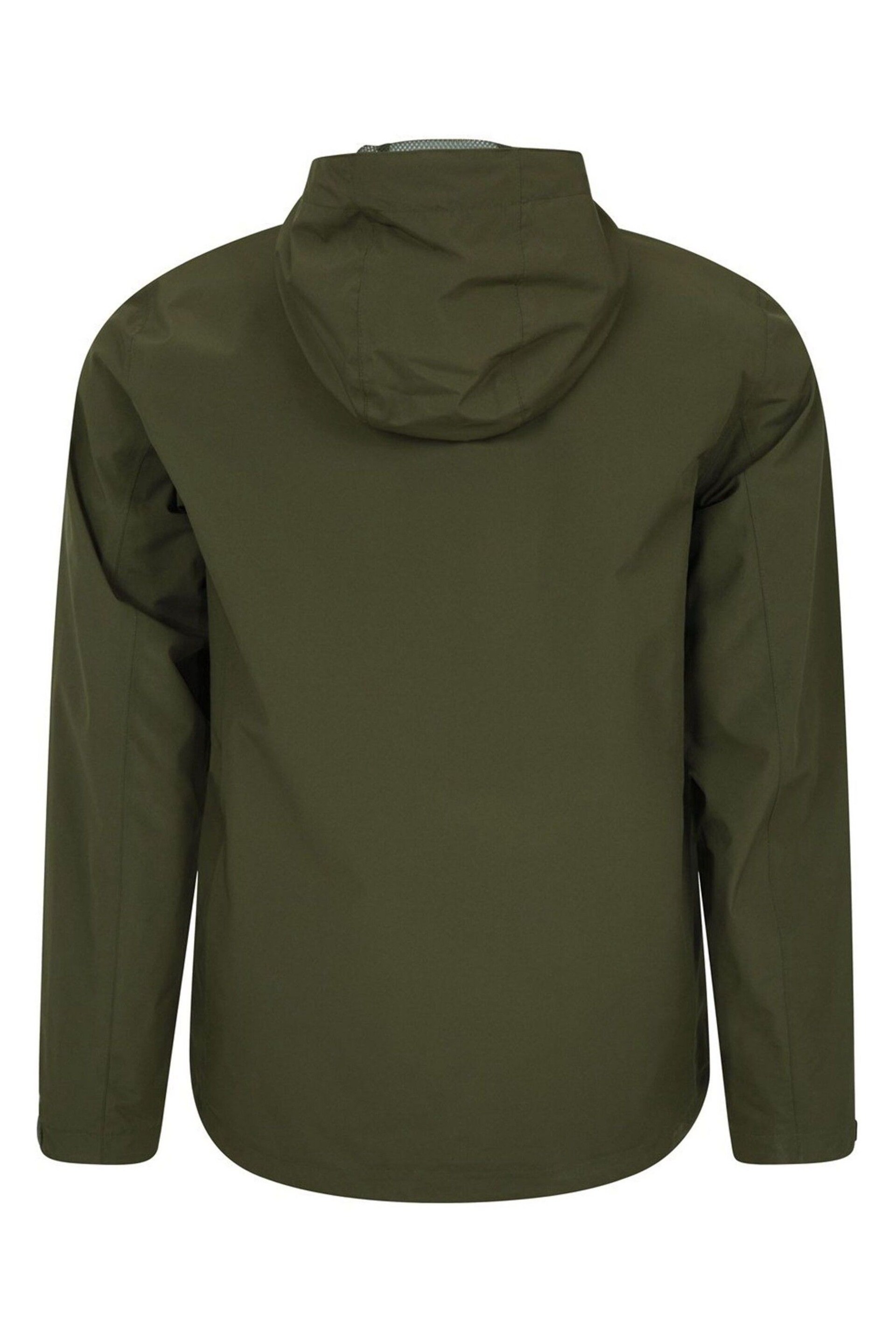 Mountain Warehouse Green Covert Mens Lightweight, Waterproof Outdoor Jacket - Image 3 of 4