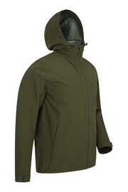 Mountain Warehouse Green Covert Mens Lightweight, Waterproof Outdoor Jacket - Image 4 of 4