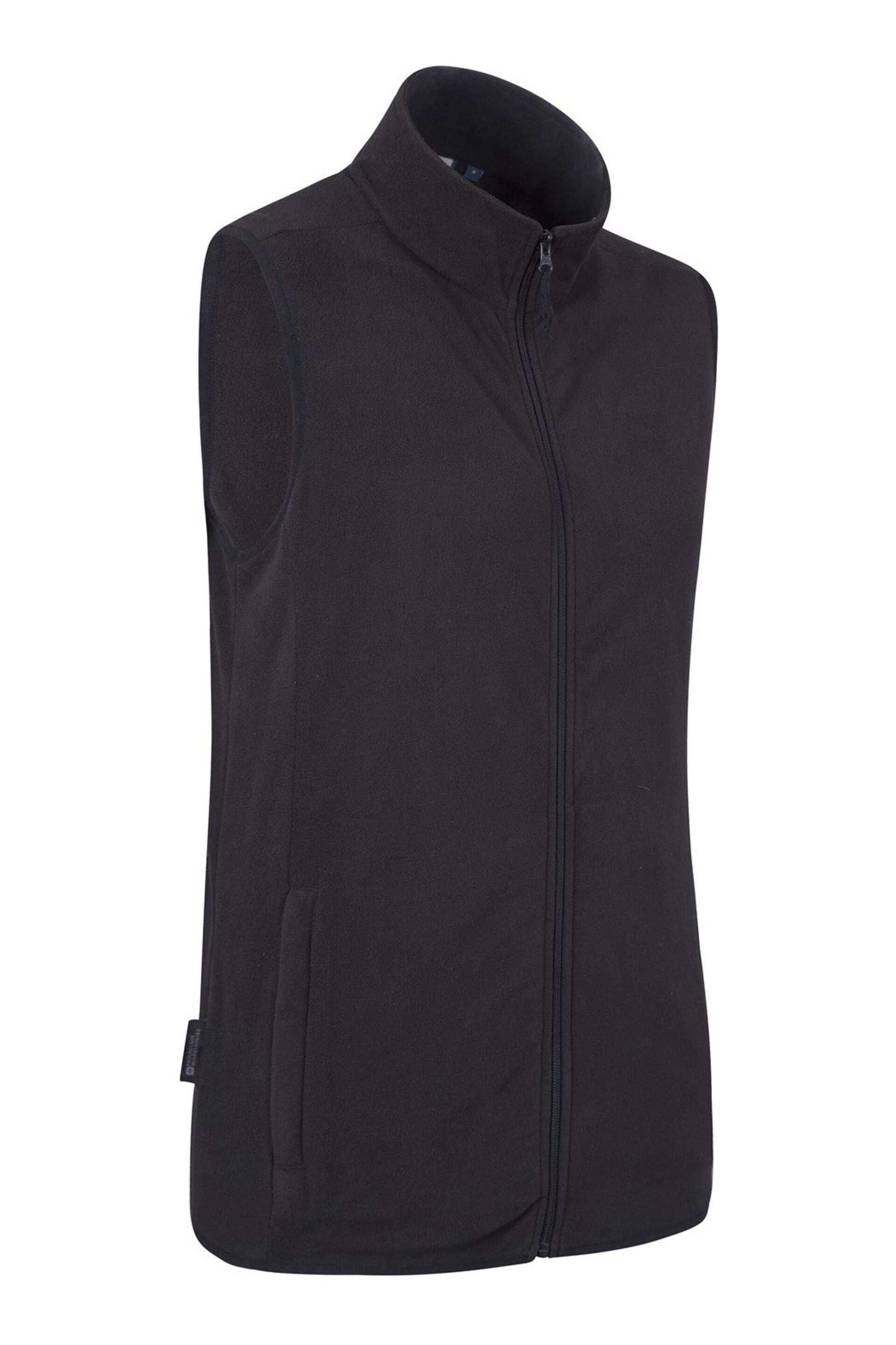 Mountain Warehouse Black Alder Mens Micro Fleece Gilet - Image 3 of 4