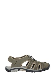 Mountain Warehouse Khaki Trek Mens Walking Shandals - Image 1 of 4