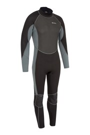 Mountain Warehouse Charcoal Grey Mens Full Length Neoprene Wetsuit - Image 2 of 4