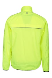 Mountain Warehouse Yellow Force Mens Reflective Water-Resistant Running and Cycling Jacket - Image 4 of 4