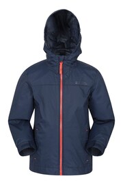 Mountain Warehouse Blue Torrent Kids Waterproof Jacket - Image 1 of 4