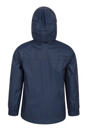 Mountain Warehouse Blue Torrent Kids Waterproof Jacket - Image 3 of 4