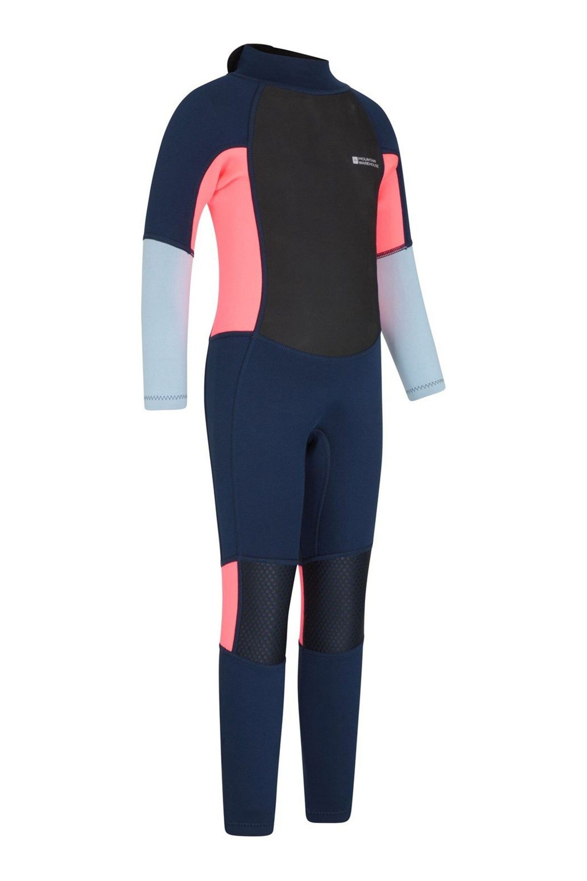 Mountain Warehouse Bright Pink Kids Full Length 2.5mm Neoprene Wetsuit - Image 2 of 4