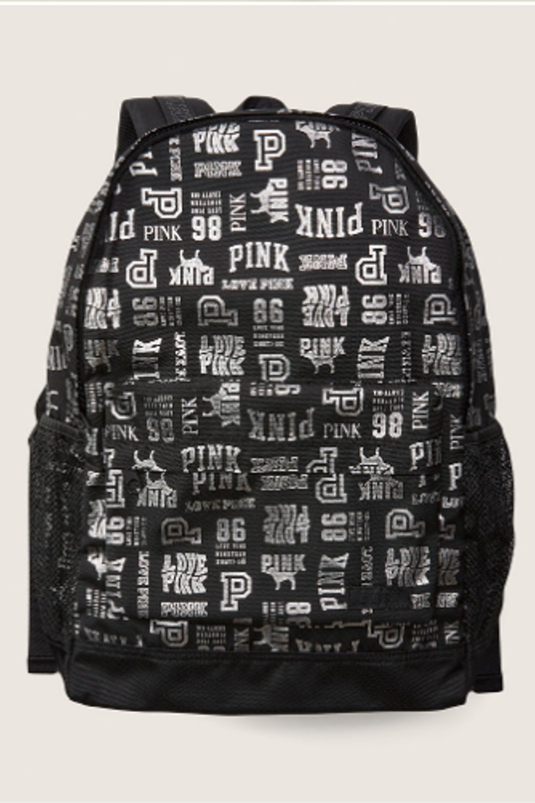 Pink and gray backpack new arrivals
