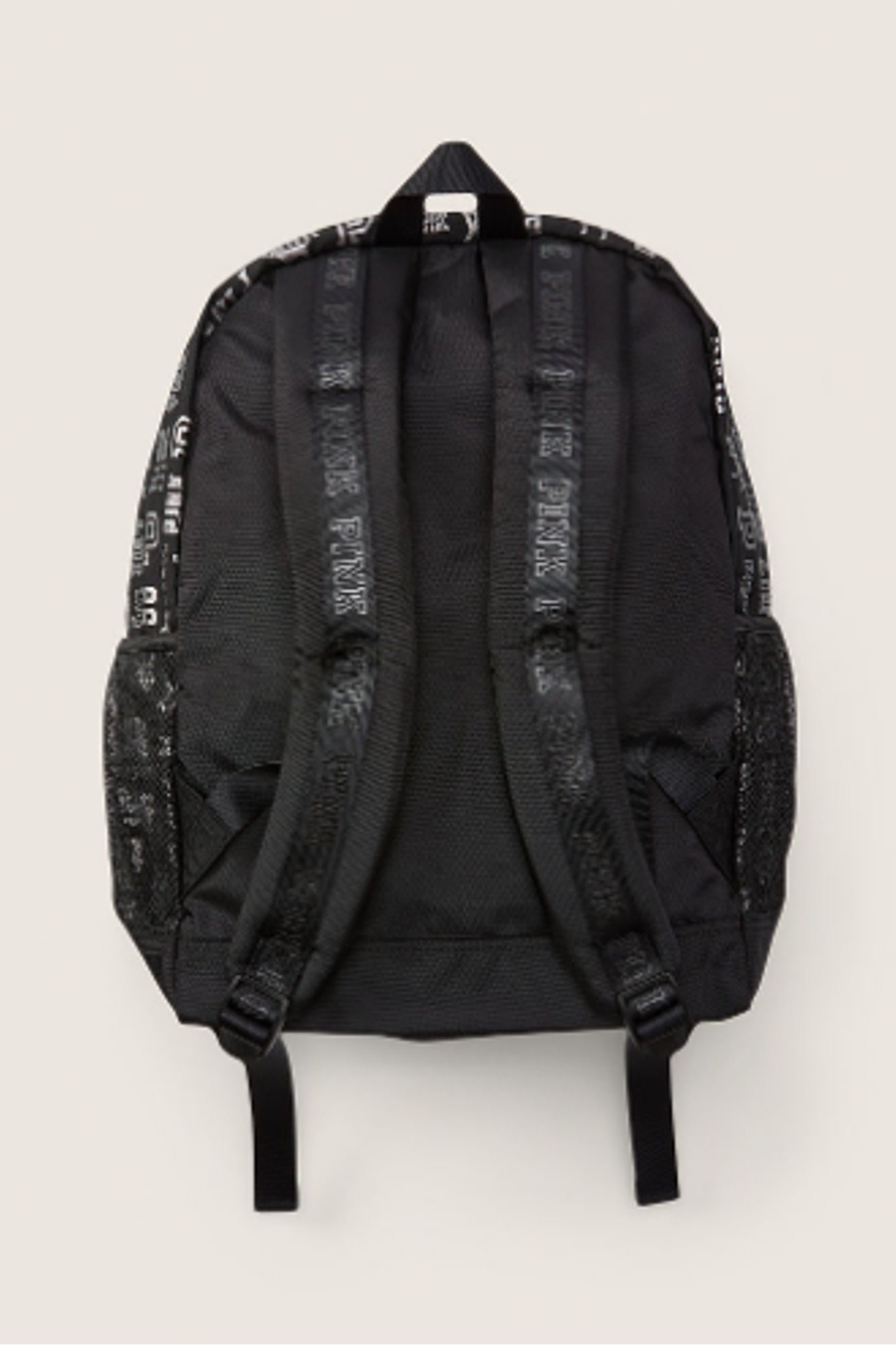 Buy Victoria s Secret PINK Pure Black Mixed Logo Classic Backpack from Next Ireland