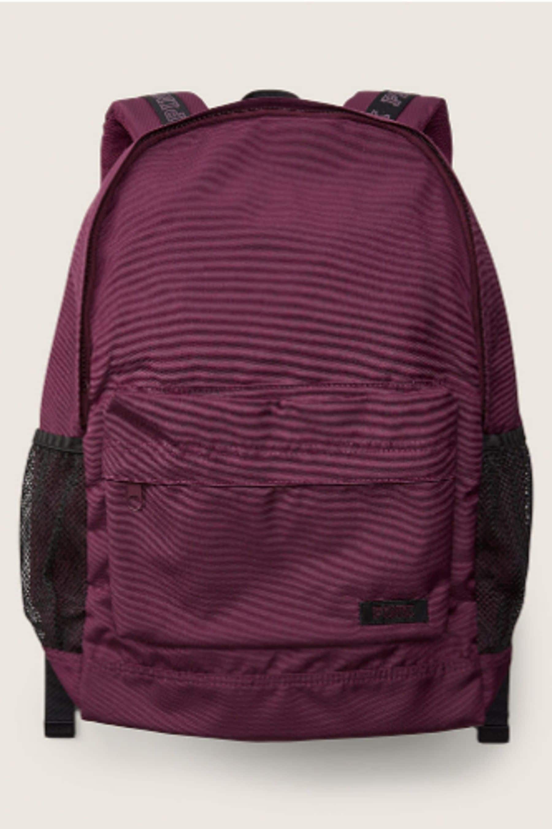 Maroon pink backpack clearance