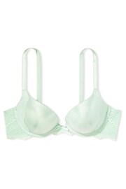 Victoria's Secret Misty Jade Foil Green Plunge Bra - Image 3 of 3