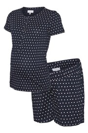 Mamalicious Blue Maternity Printed Pyjama Set - Image 5 of 5