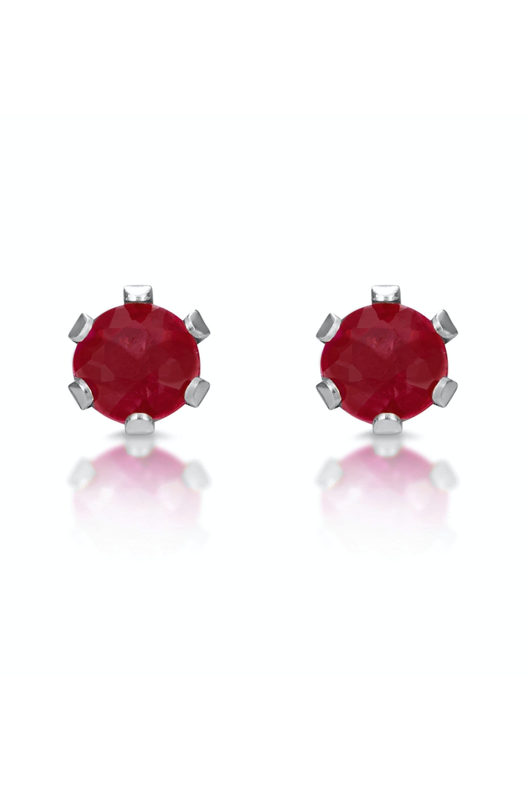 Red ruby earrings new arrivals