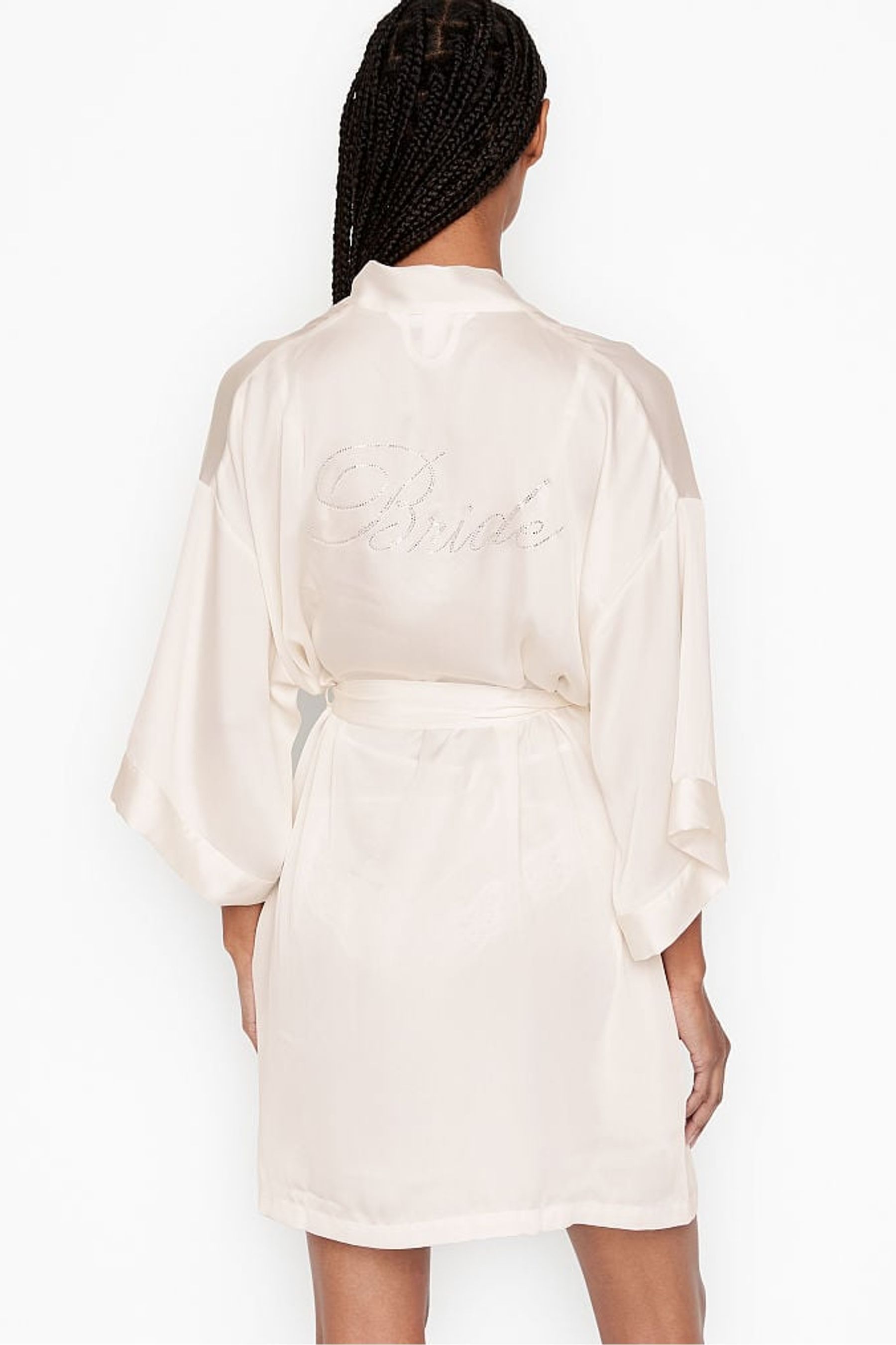 Bride silk robe shop