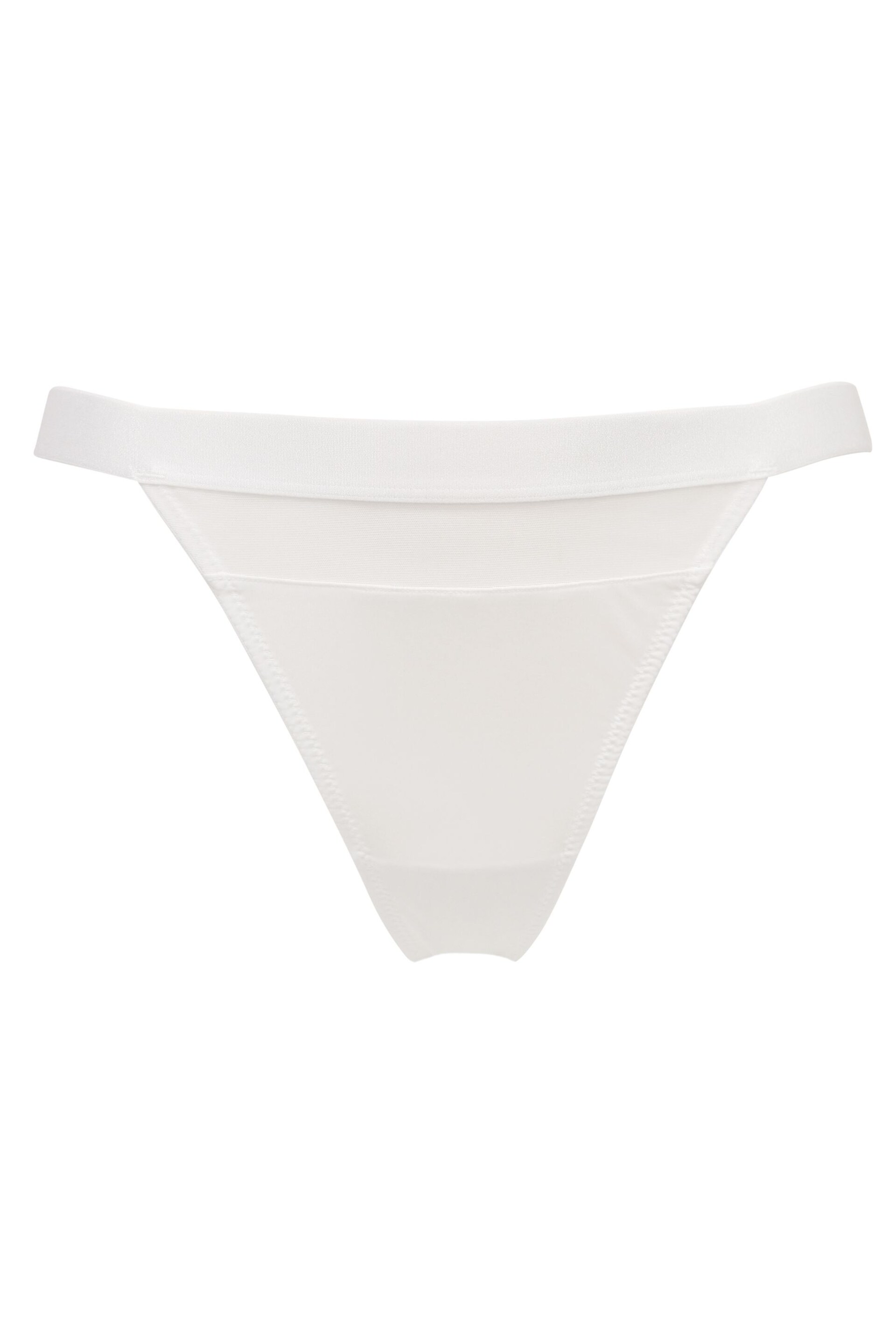 Pour Moi White Thong India High Leg Thong - Image 3 of 4