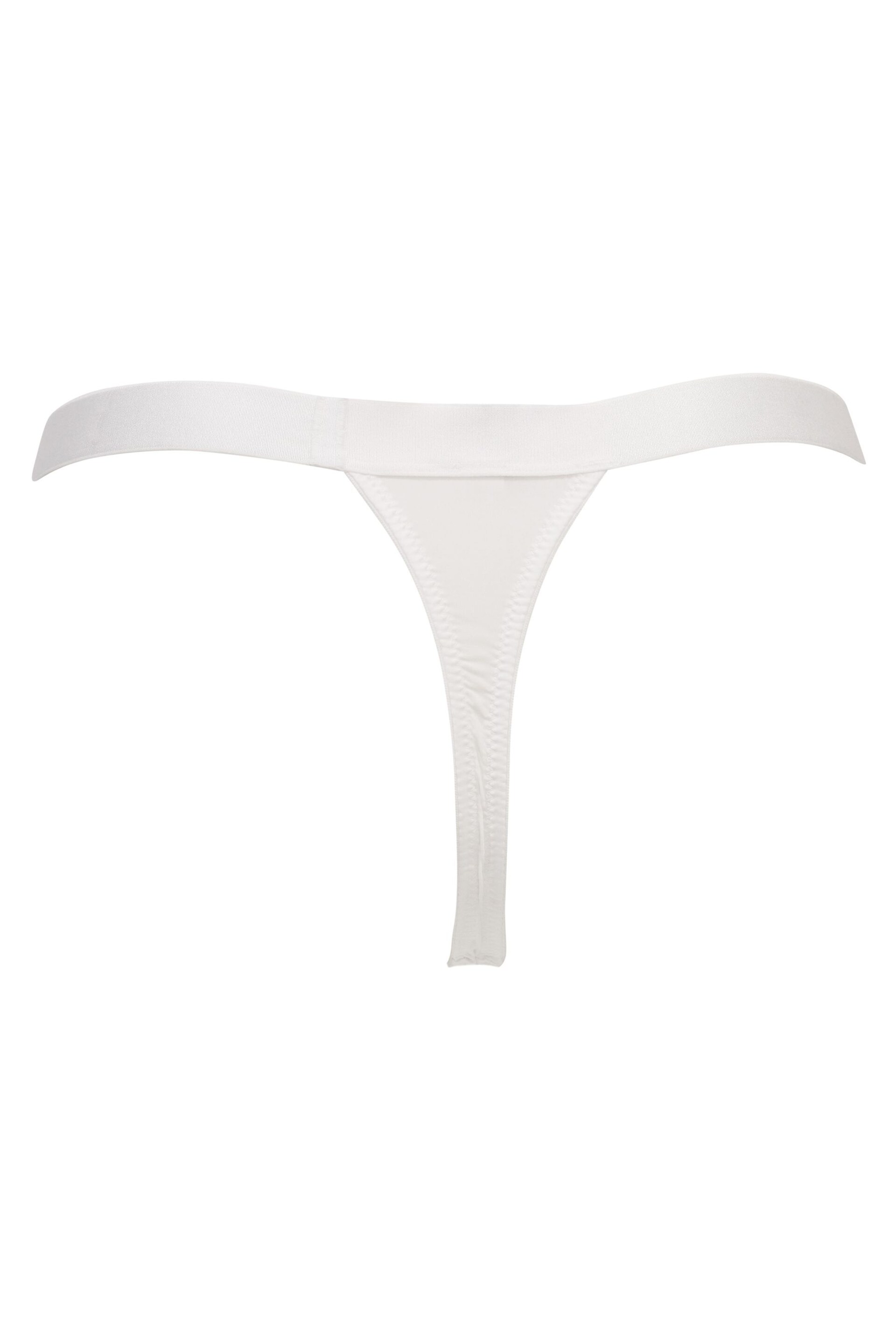 Pour Moi White Thong India High Leg Thong - Image 4 of 4