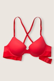Victoria's Secret PINK Red Pepper Smooth Push Up T-Shirt Bra - Image 5 of 5