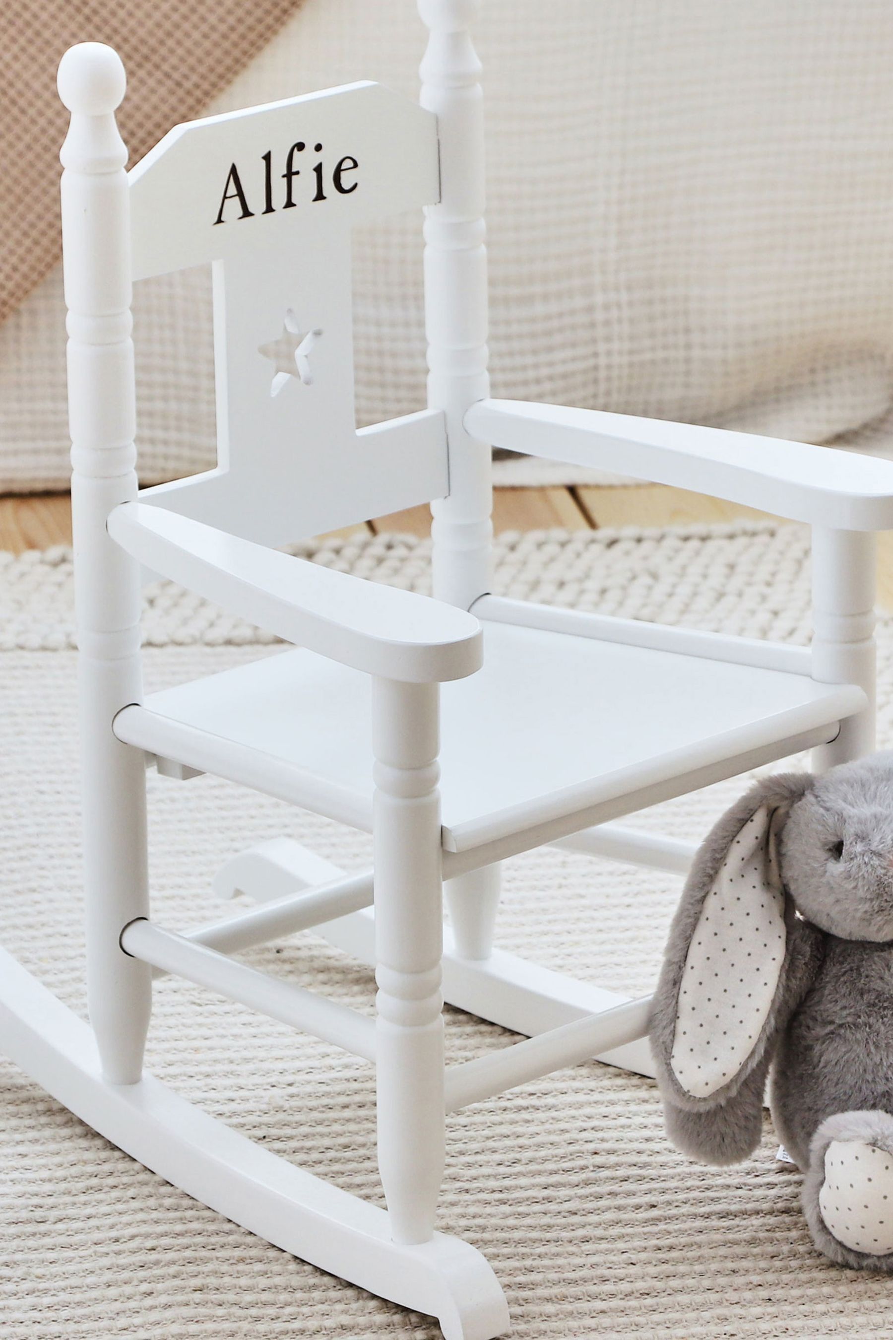 Buy Personalised White Star Children s Rocking Chair by My 1st Years from the Next UK online shop