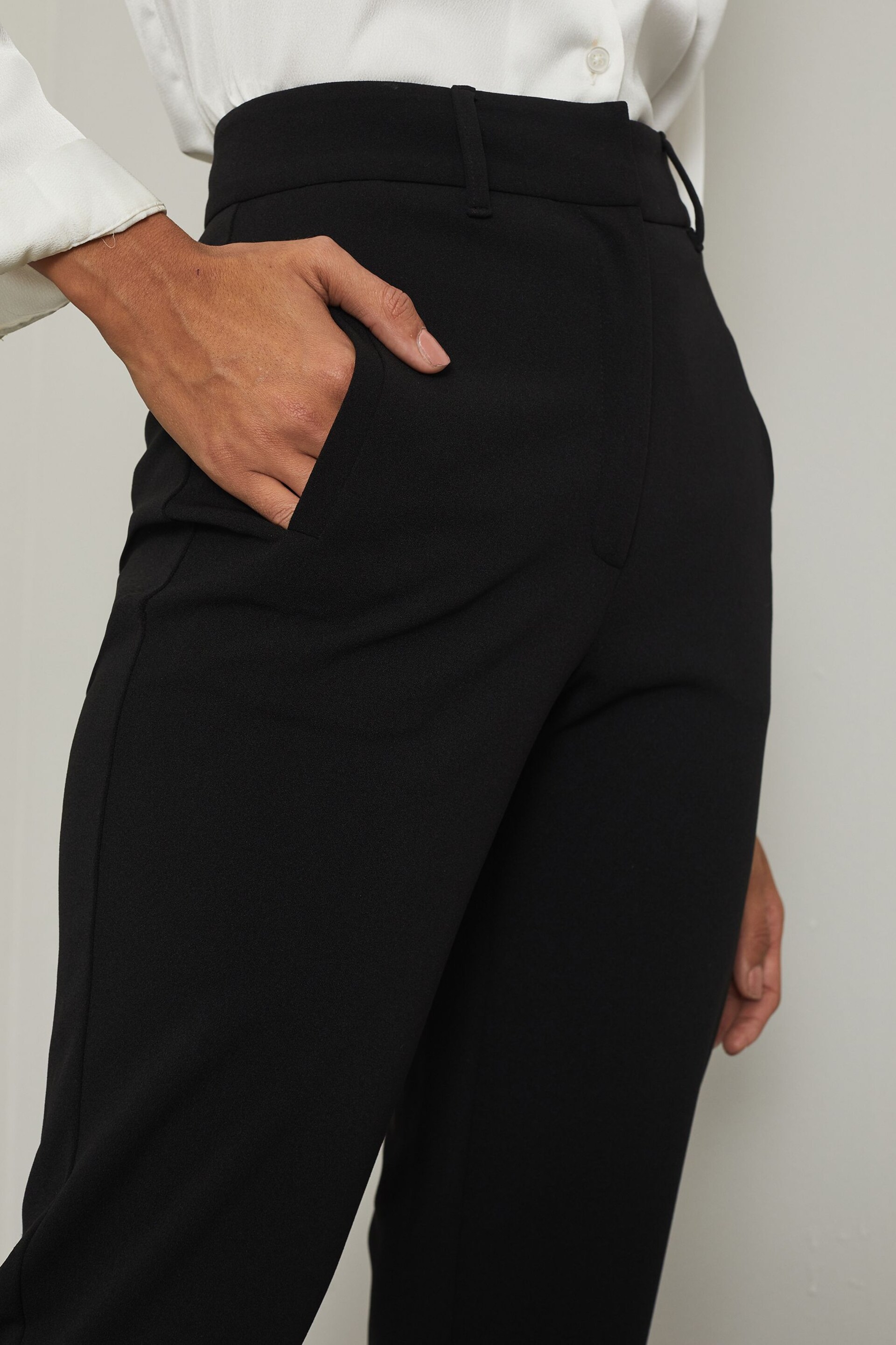 Lipsy Black Smart Tapered Trouser - Image 4 of 4