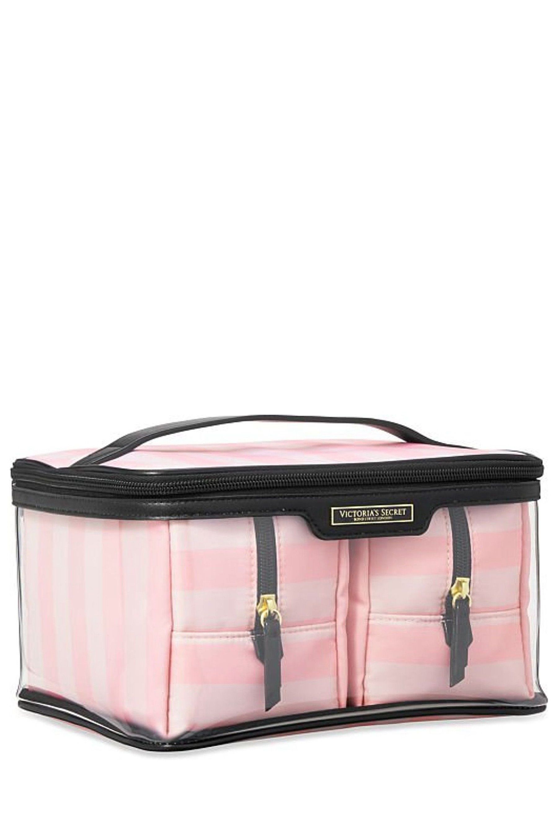 Buy Victoria s Secret Pink Iconic Stripe 3 in 1 Makeup Bag from the Next UK online shop