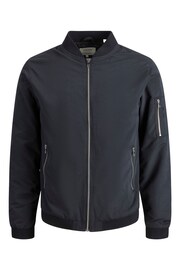 Jack & Jones Black Bomber Jacket - Image 4 of 4