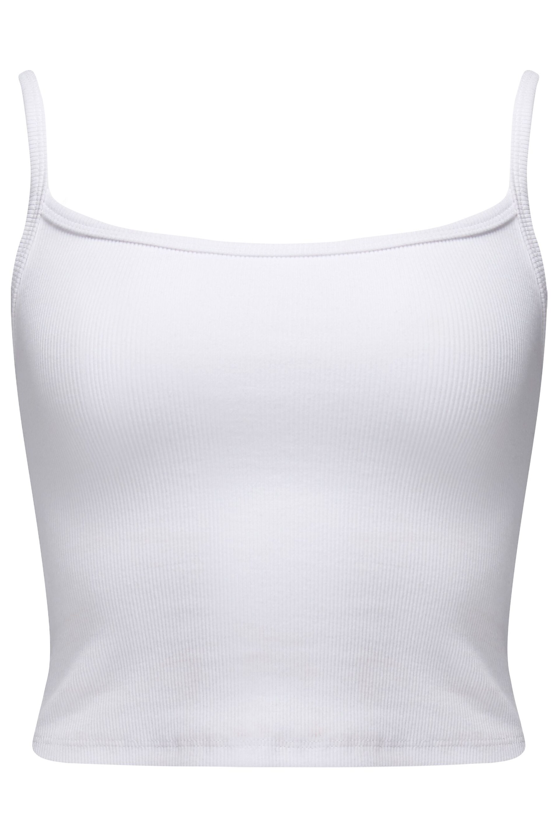 Pour Moi White Off Duty Rib Jersey Support Cami - Image 4 of 5