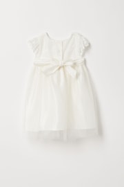 Lipsy Ivory Lace Baby Flower Girl Dress - Image 6 of 6