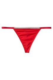 Victoria's Secret Lipstick Red Smooth G String Shine Strap Knickers - Image 1 of 3