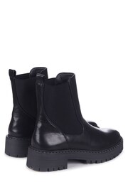 Linzi Black Faux Leather Andrea Soft Silver Stud Detail Sole Chelsea Boot - Image 4 of 5