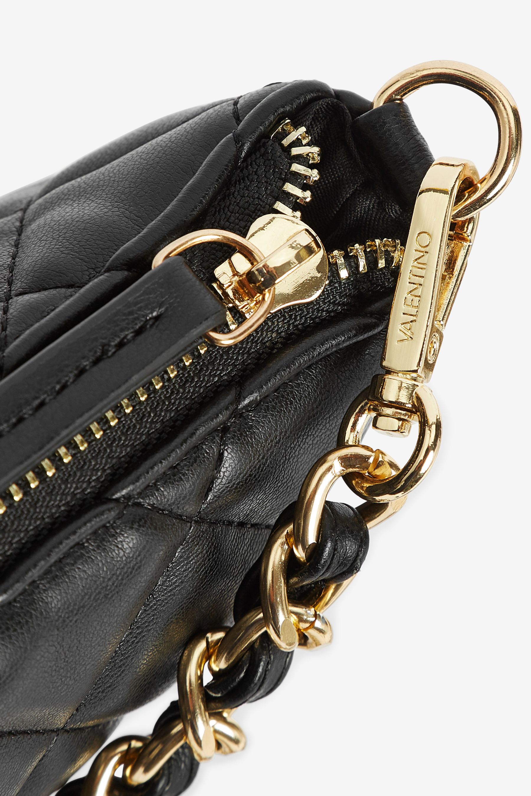 Buy Valentino Bags Black Ocarina Pochette Quilted Chain Crossbody Bag from Next Germany