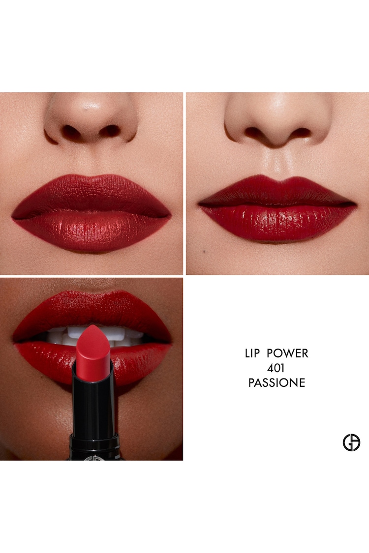 Armani Beauty Lip Power Vivid Colour Long Wear Lipstick - Image 5 of 5