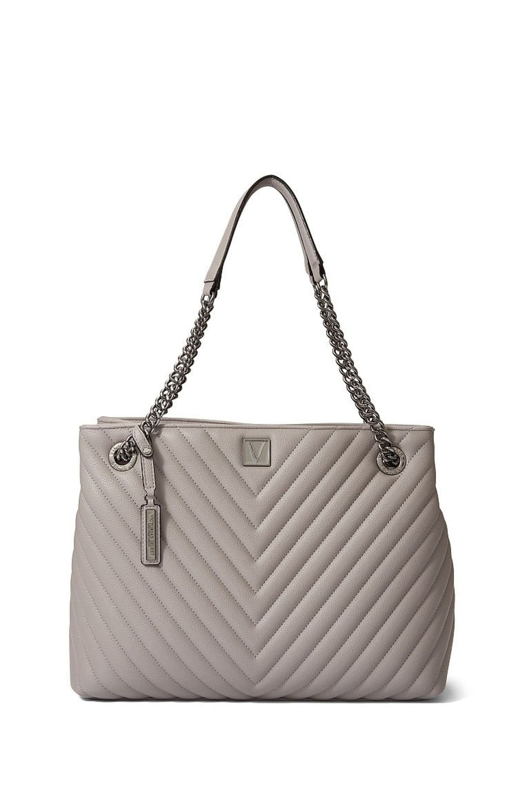 Victoria secret v quilt tote bag best sale