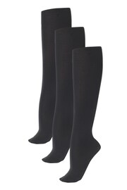 Lipsy Black 3 Pack Super Soft 40 Denier Tights - Image 2 of 3