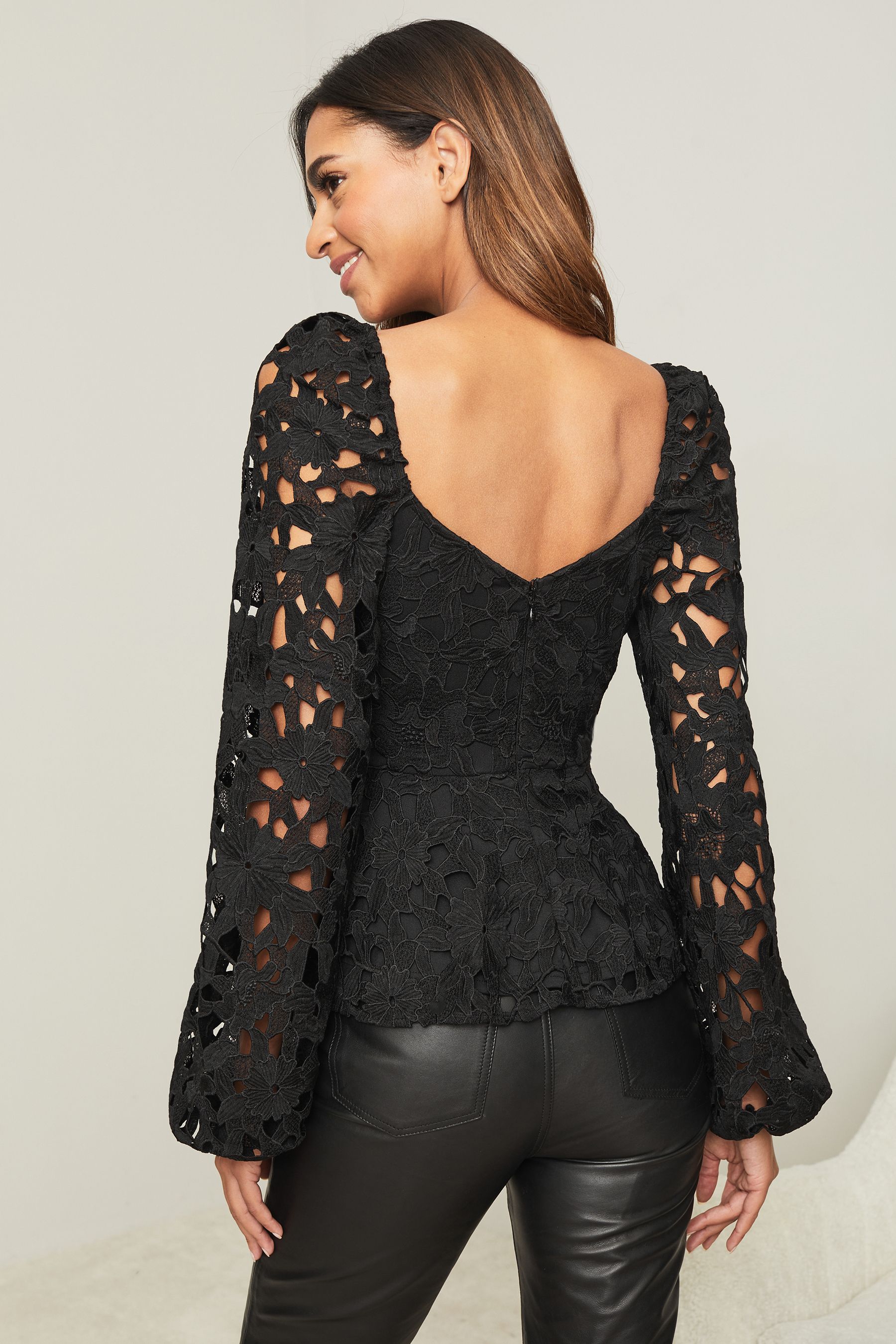 Lipsy peplum top on sale