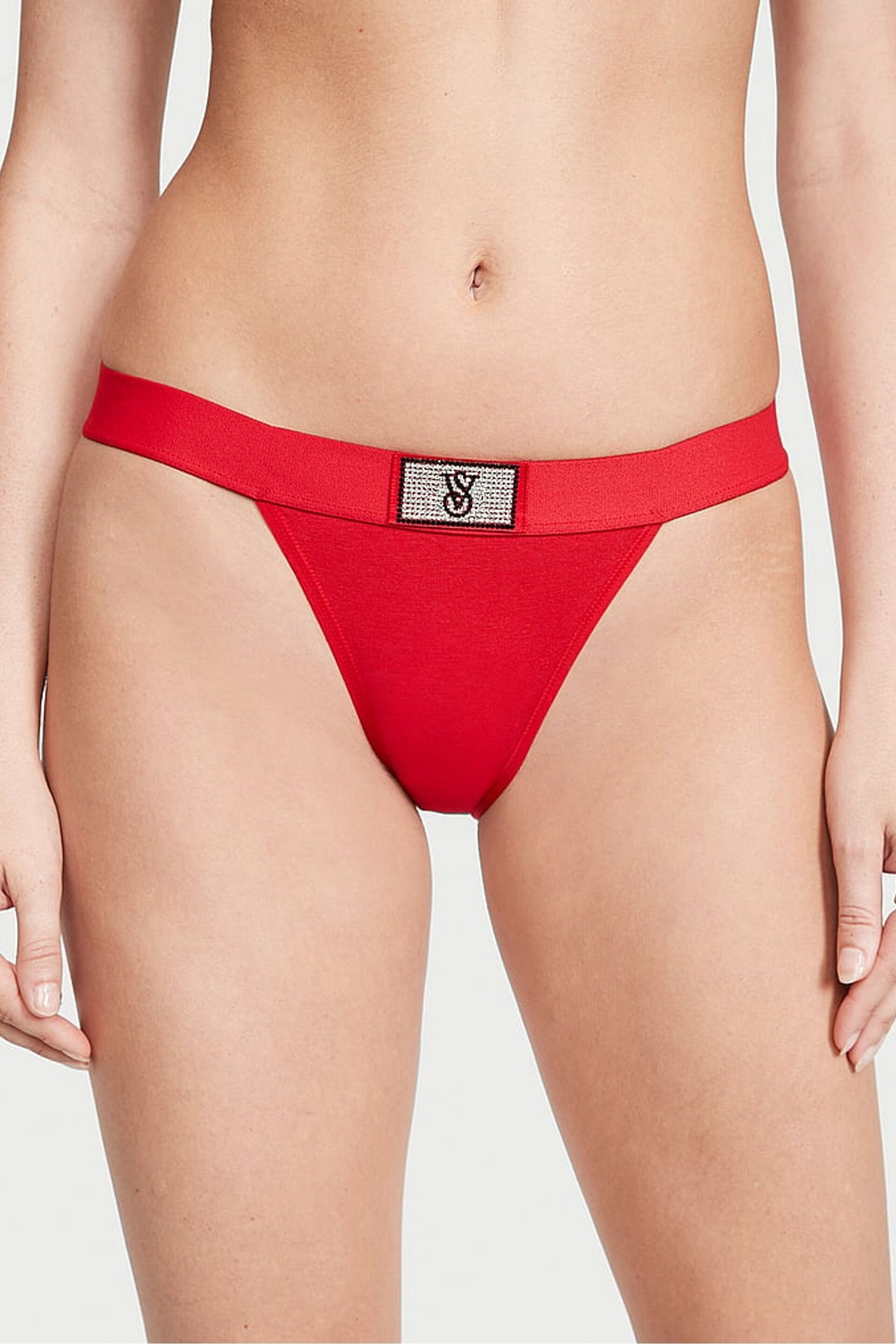 Victoria's Secret Lipstick Red Cheeky Knickers - Image 1 of 3
