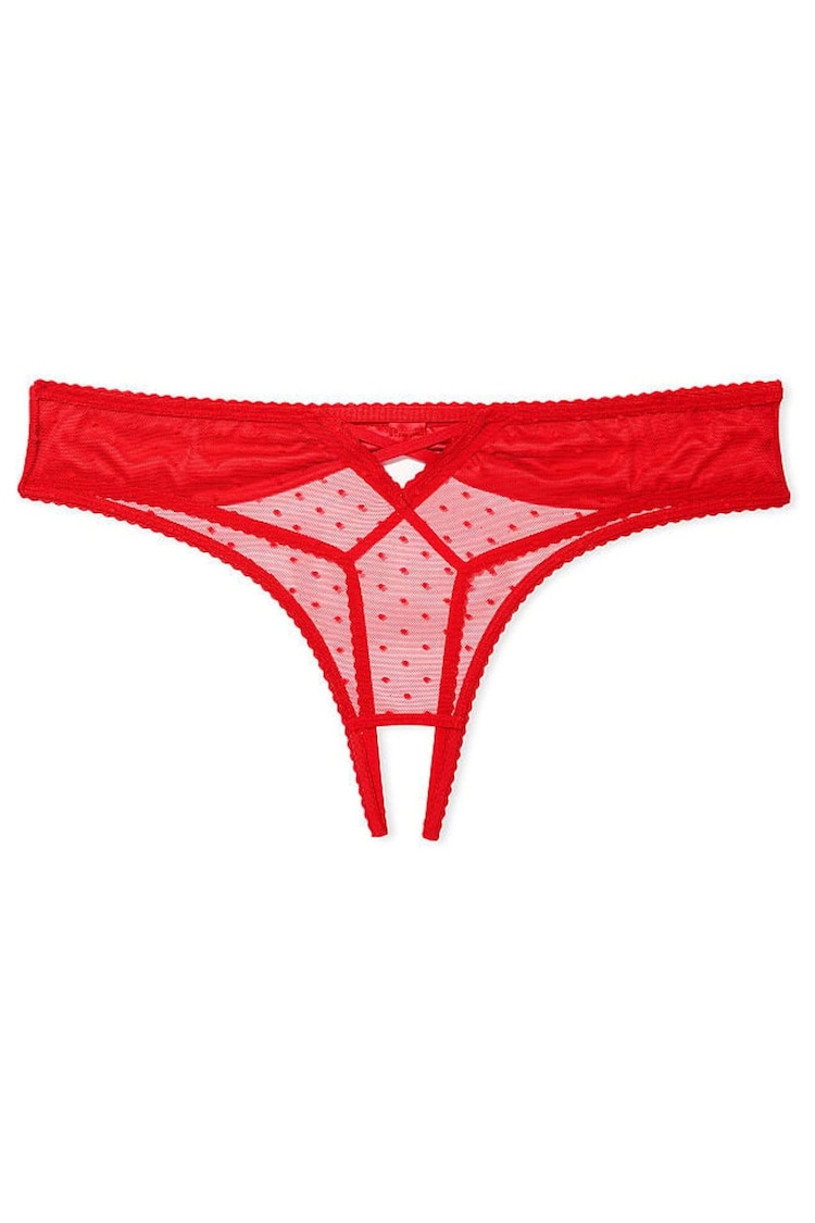 Victoria's Secret Lipstick Red Thong Knickers - Image 4 of 4