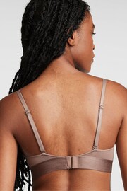 Victoria's Secret PINK Iced Coffee Brown Non Wired Lightly Lined Cotton Bra - Image 2 of 3