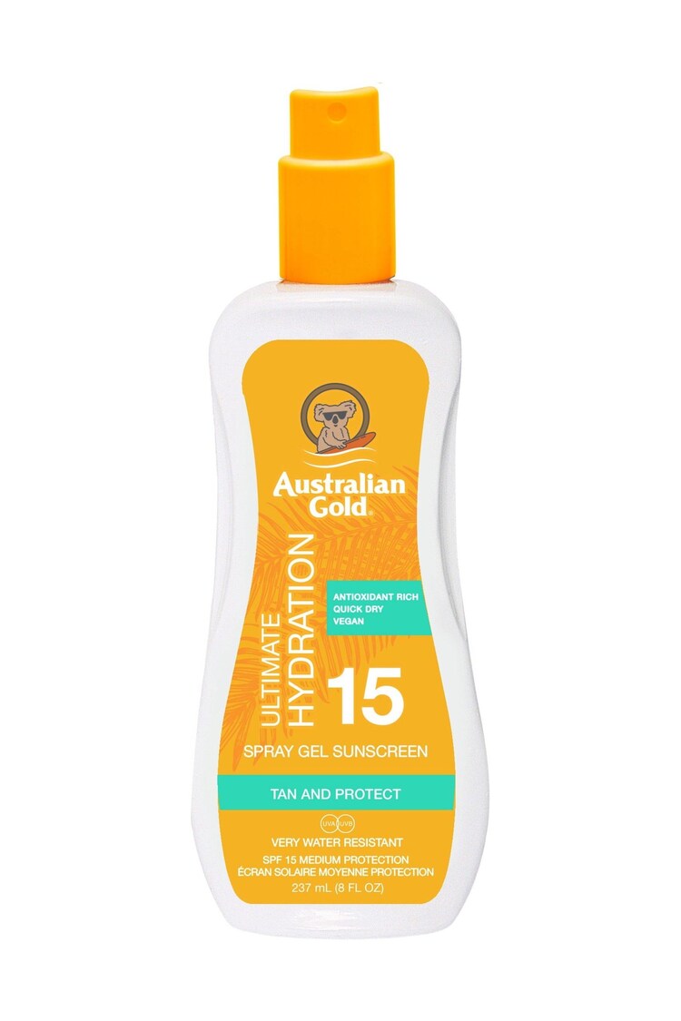 Australian Gold SPF 15 Ultimate Hydration Spray Gel Suncream 237ml - Image 1 of 2