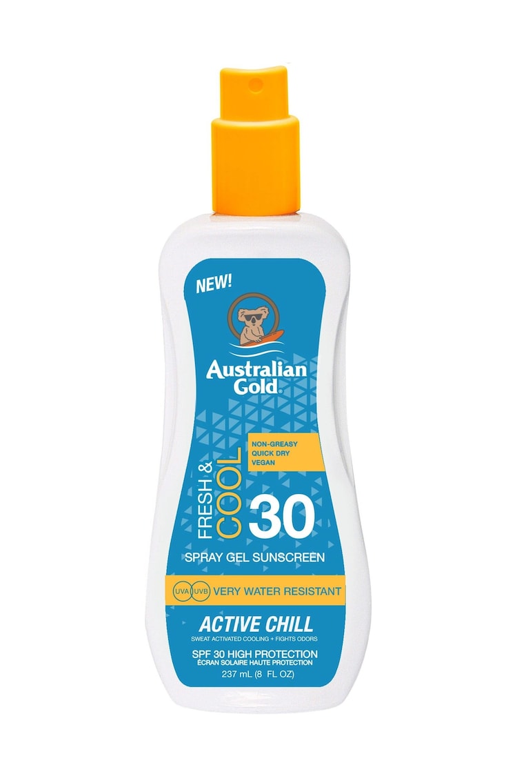 Australian Gold SPF 30 Active Chill Spray Gel Suncream 237ml - Image 1 of 2