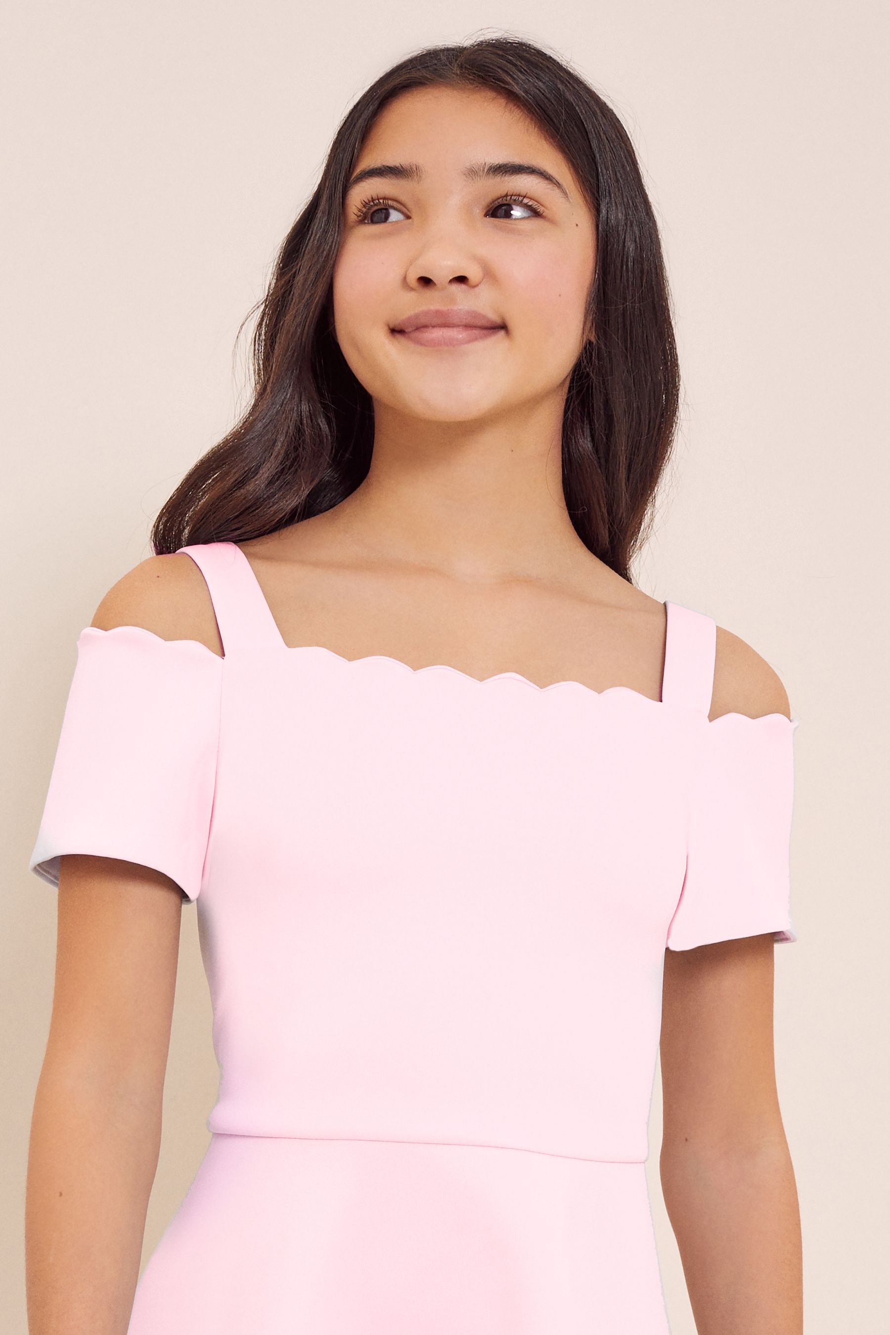 Lipsy girl off the shoulder scuba dress new arrivals
