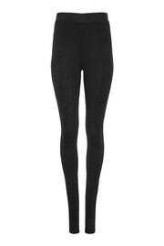 Long Tall Sally Black Ponte Seam Detail Legging - Image 4 of 4