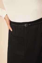 Friends Like These Black Aline Jersey Mini Skirt - Image 4 of 4