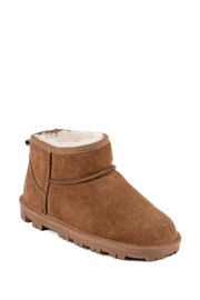 Just Sheepskin Brown Mini Grace Sheepskin Boot - Ladies - Image 3 of 5