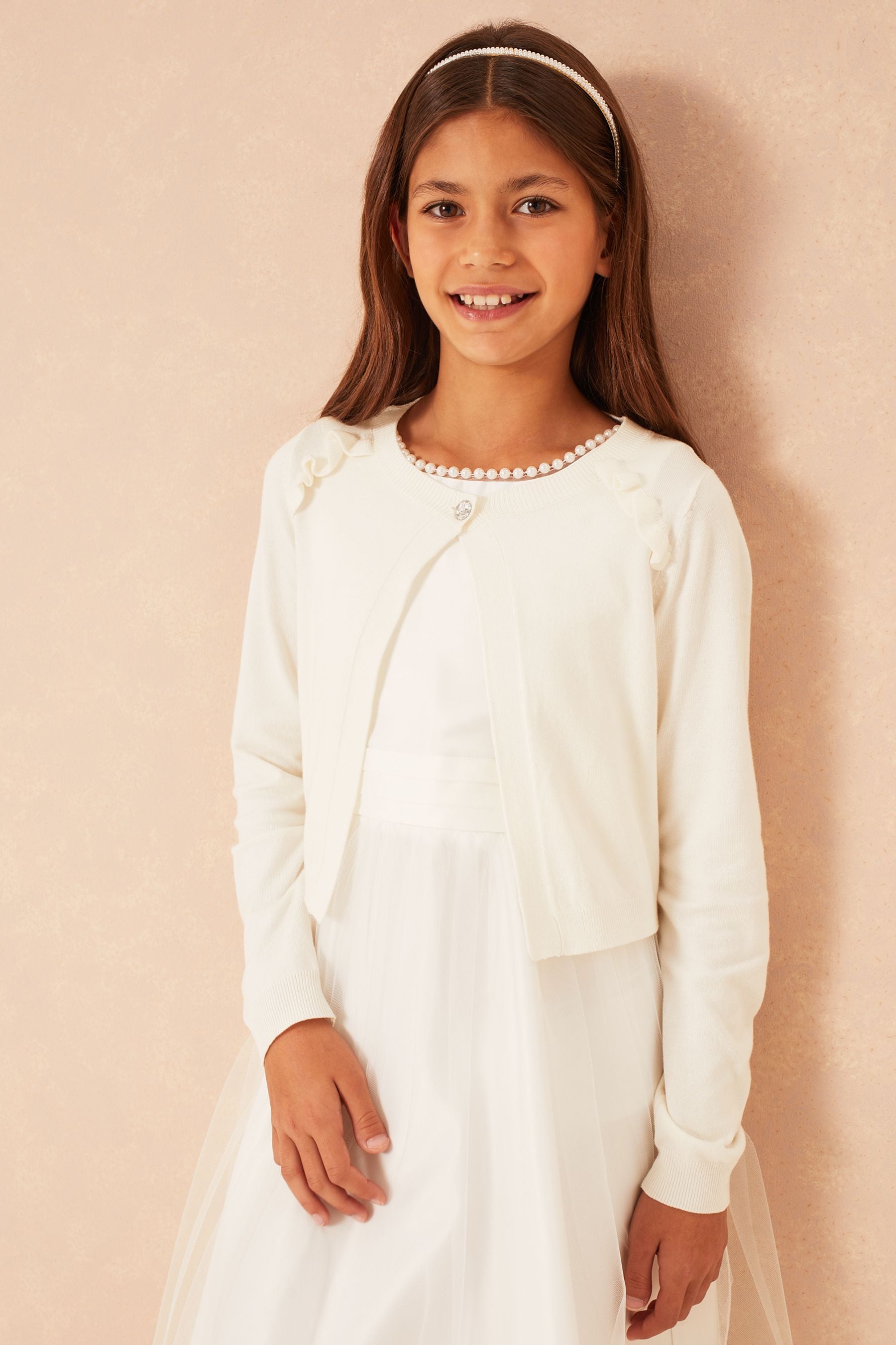 Buy Lipsy White Occasion Cardigan from Next Luxembourg