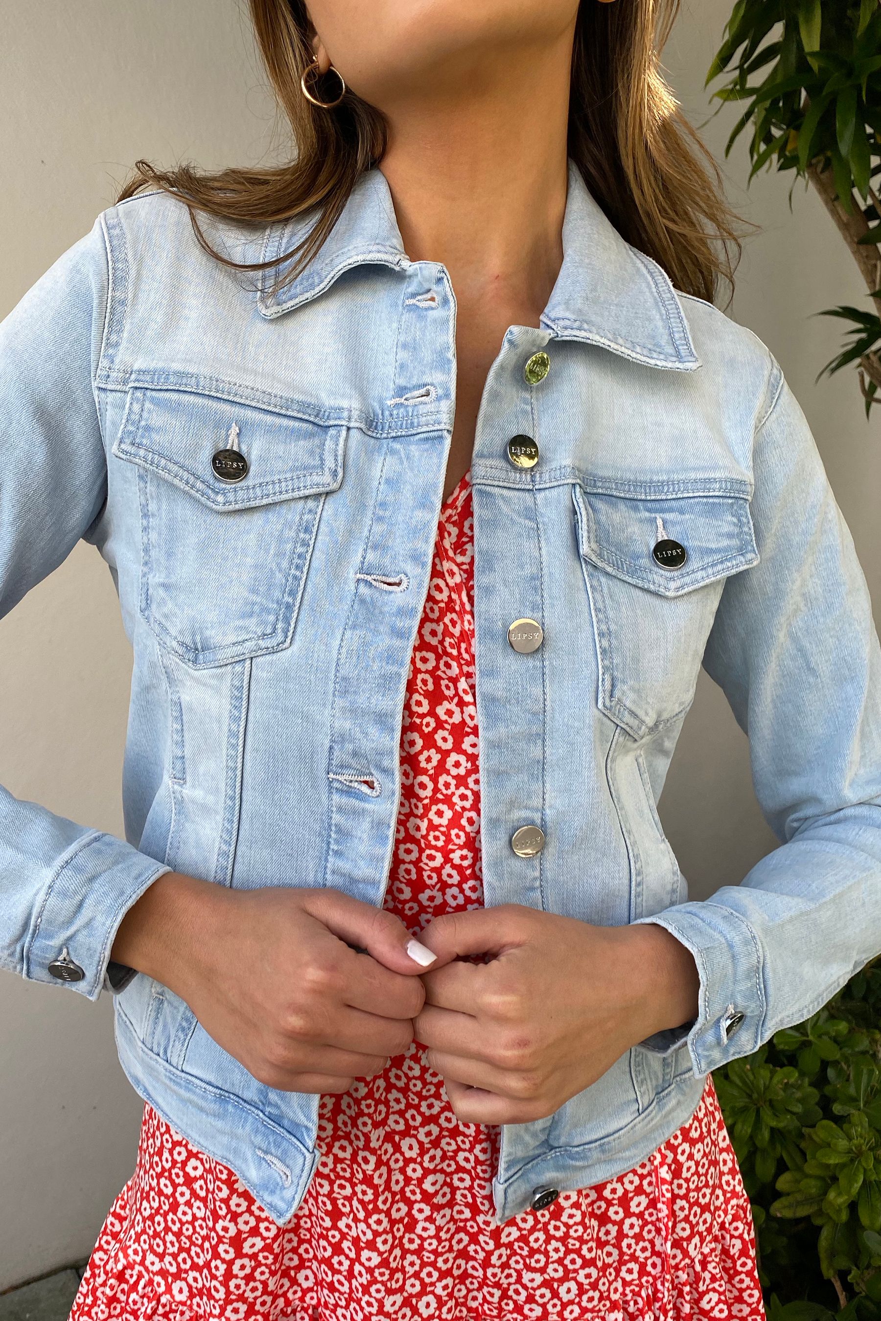 Buy Lipsy Blue Classic Fitted Denim Jacket from Next Luxembourg