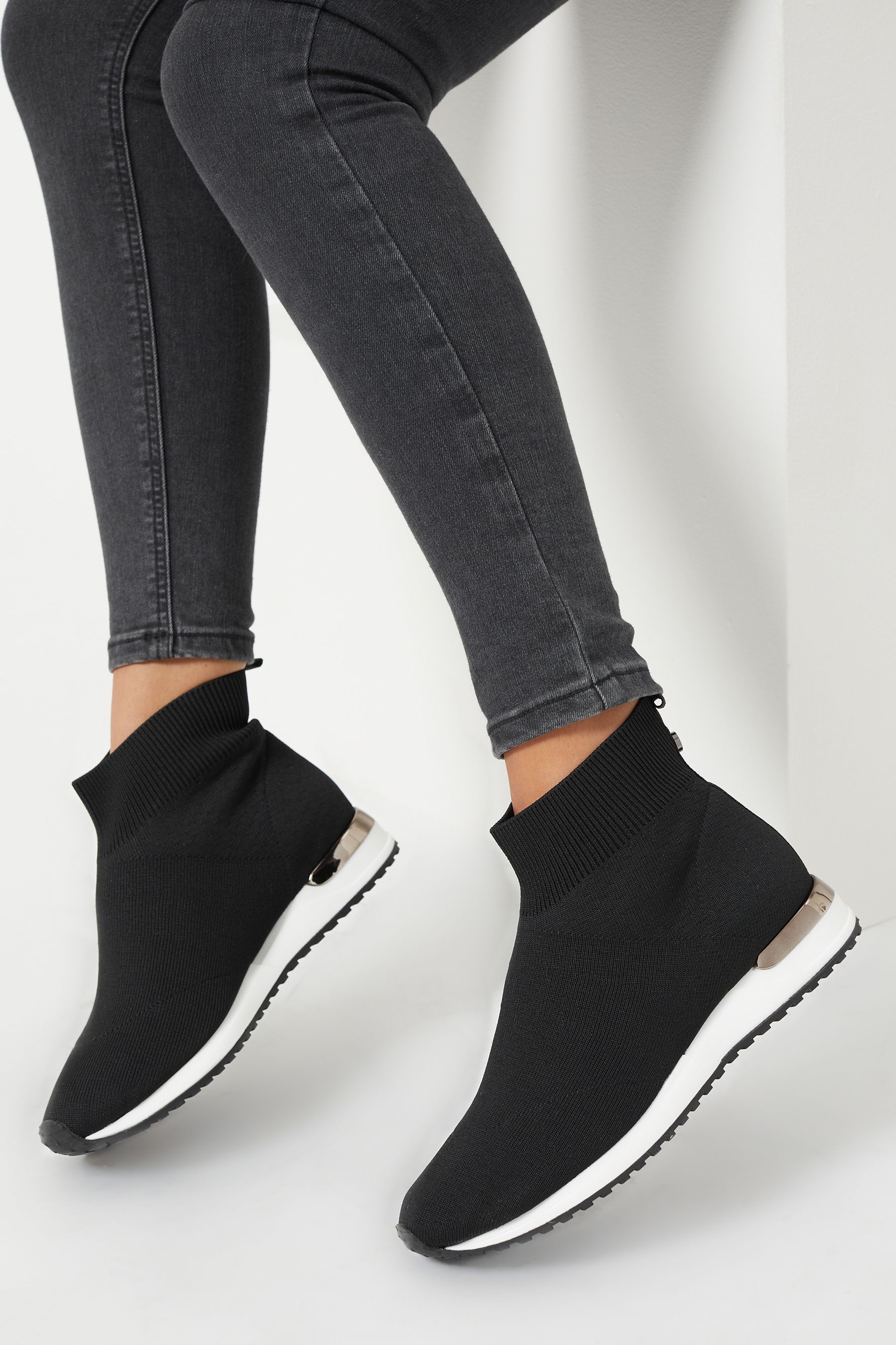 Knit sock trainers on sale