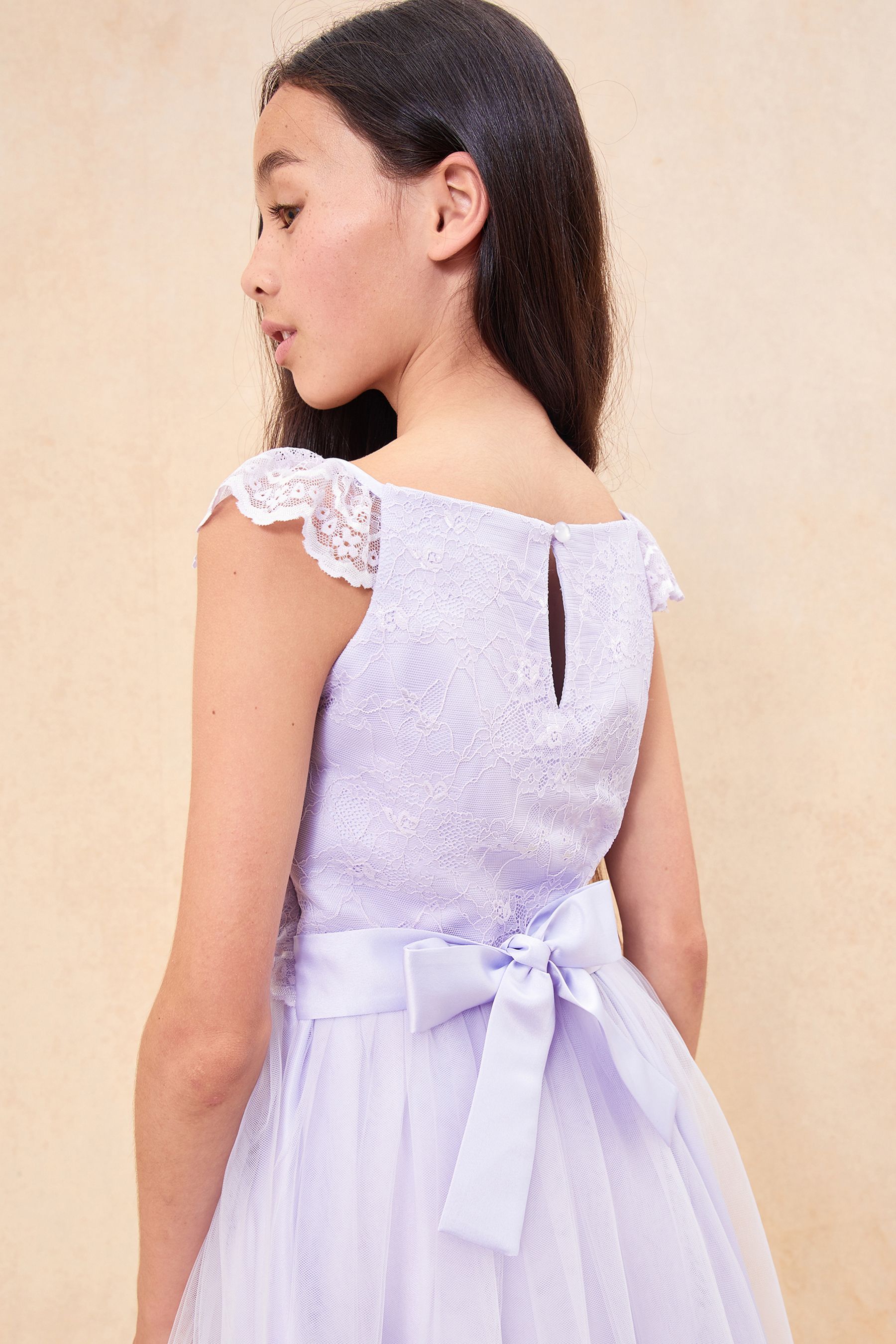 Buy Lipsy Lilac Purple Lace Bodice Occasion Dress from Next Austria