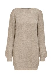 JDY Natural Knitted Dress - Image 5 of 7
