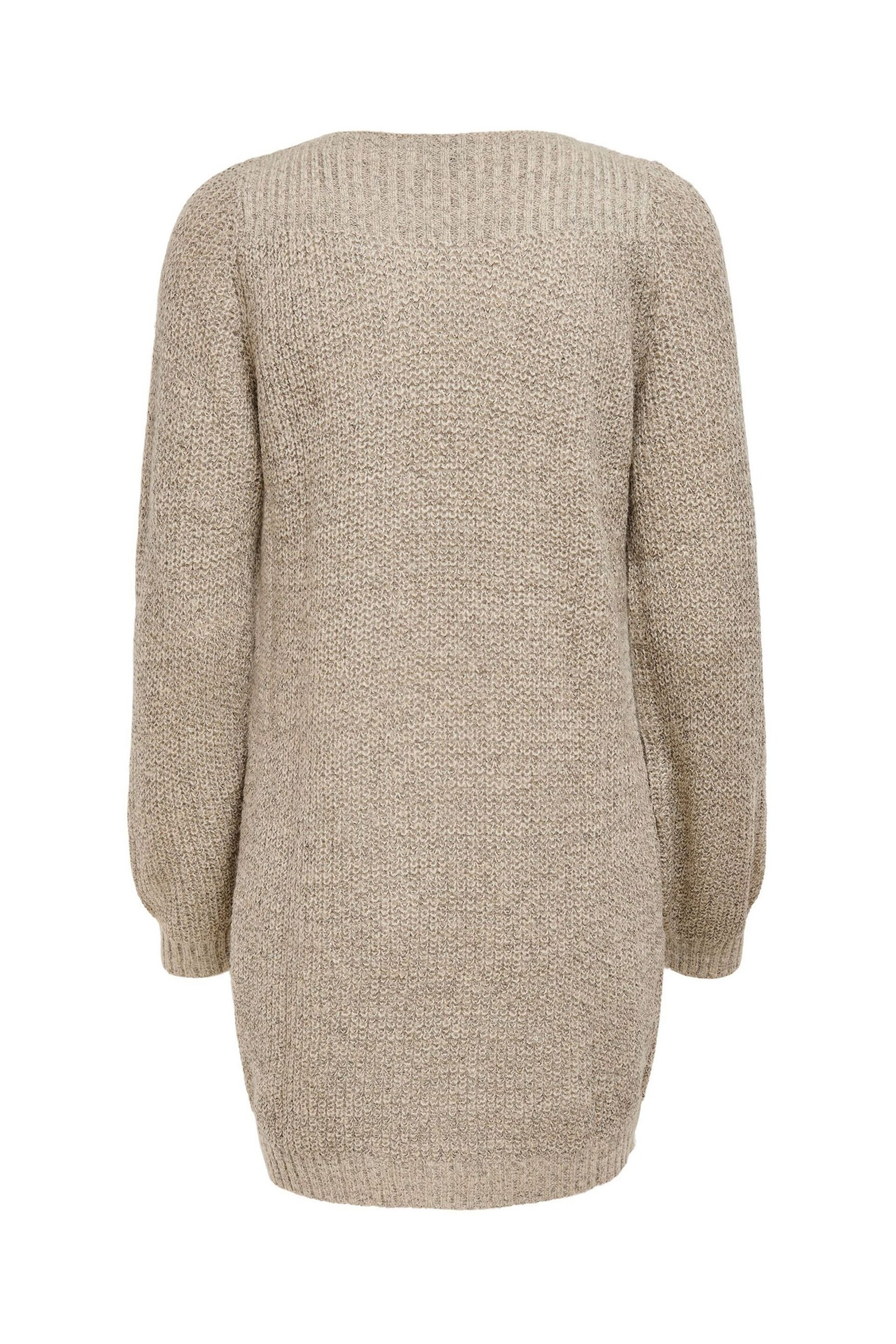 JDY Natural Knitted Dress - Image 6 of 7