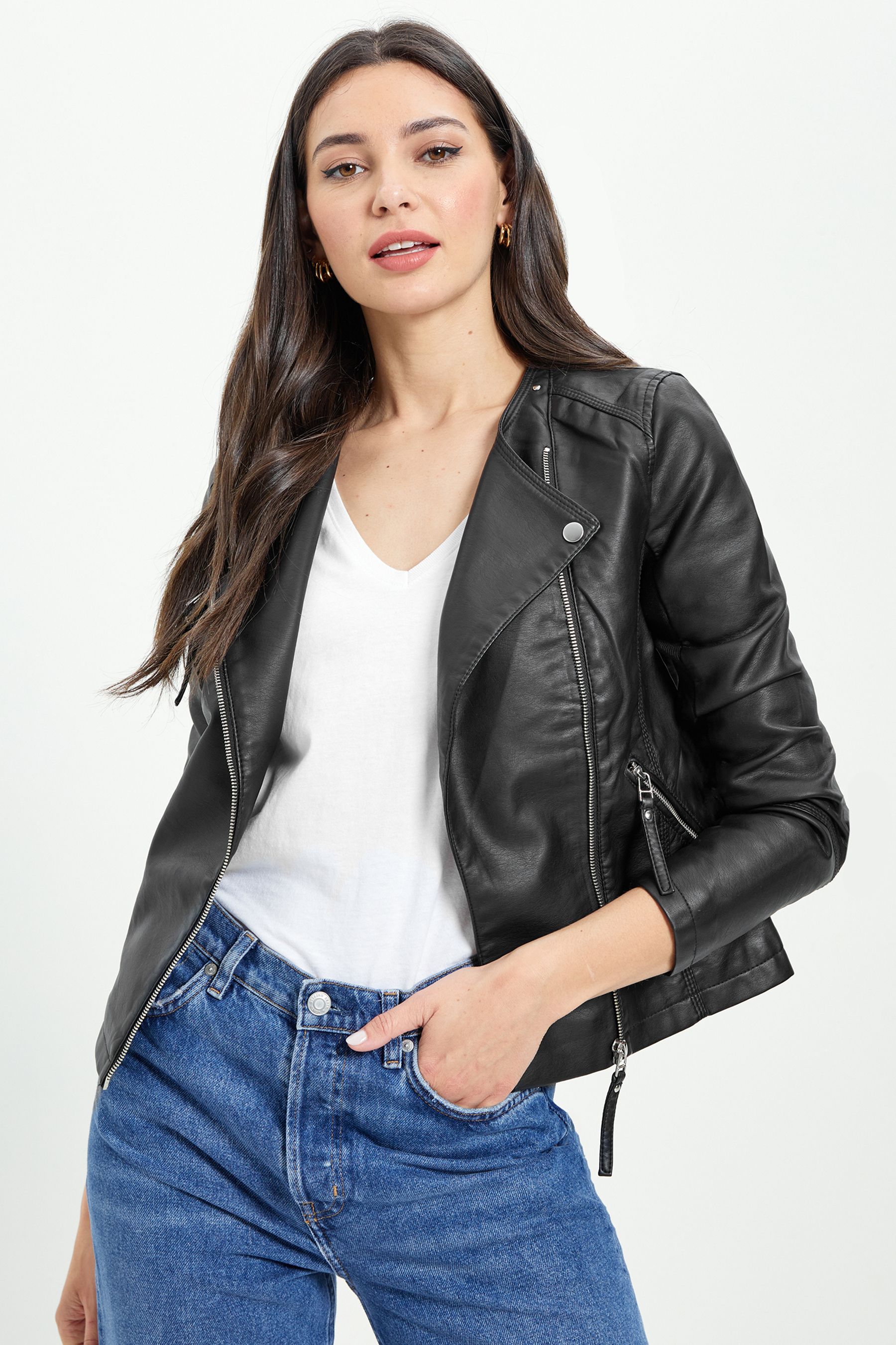 Vero moda faux leather jacket 2025