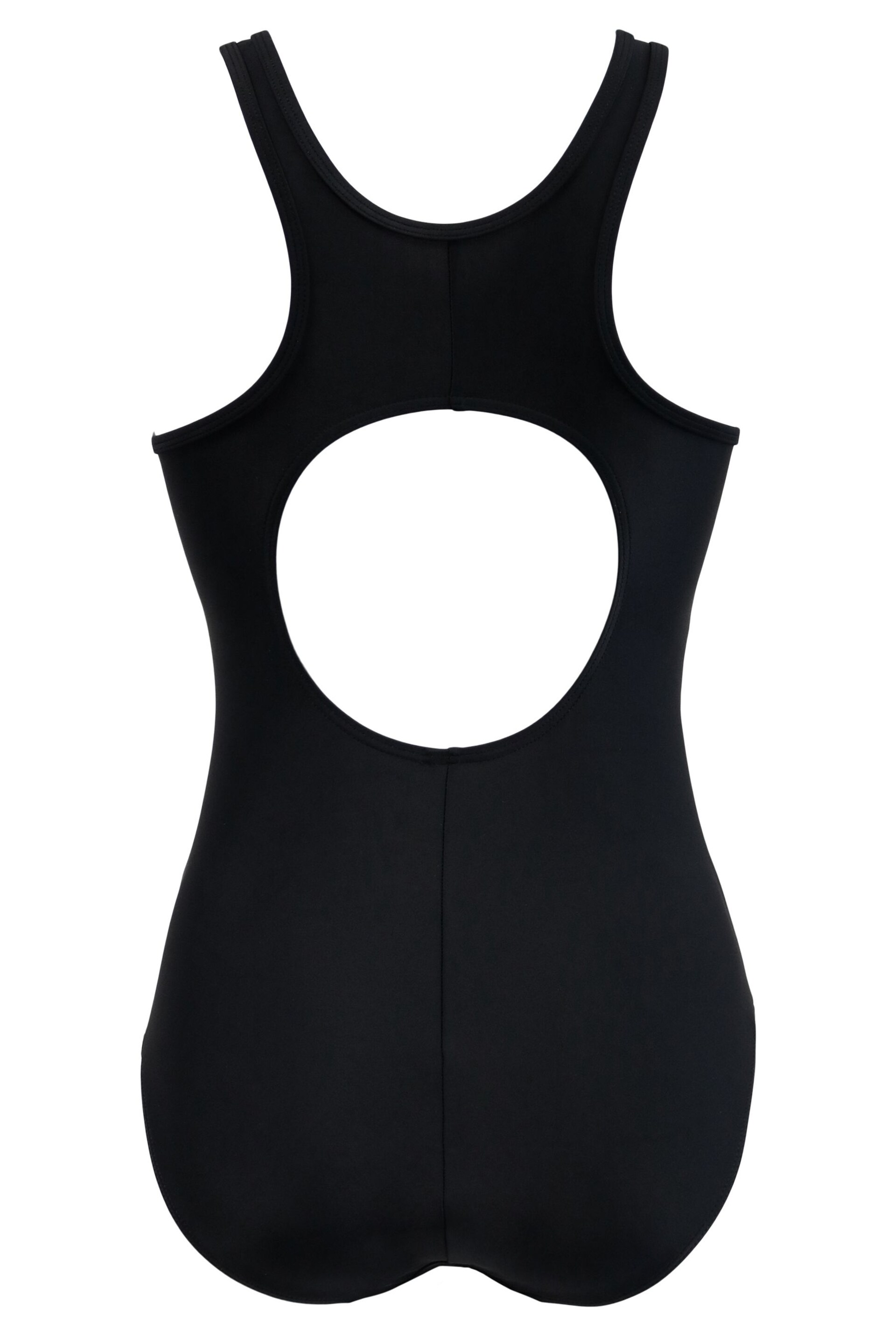 Pour Moi Black Energy Chlorine Resistant High Neck Zip Front Swimsuit - Image 5 of 5