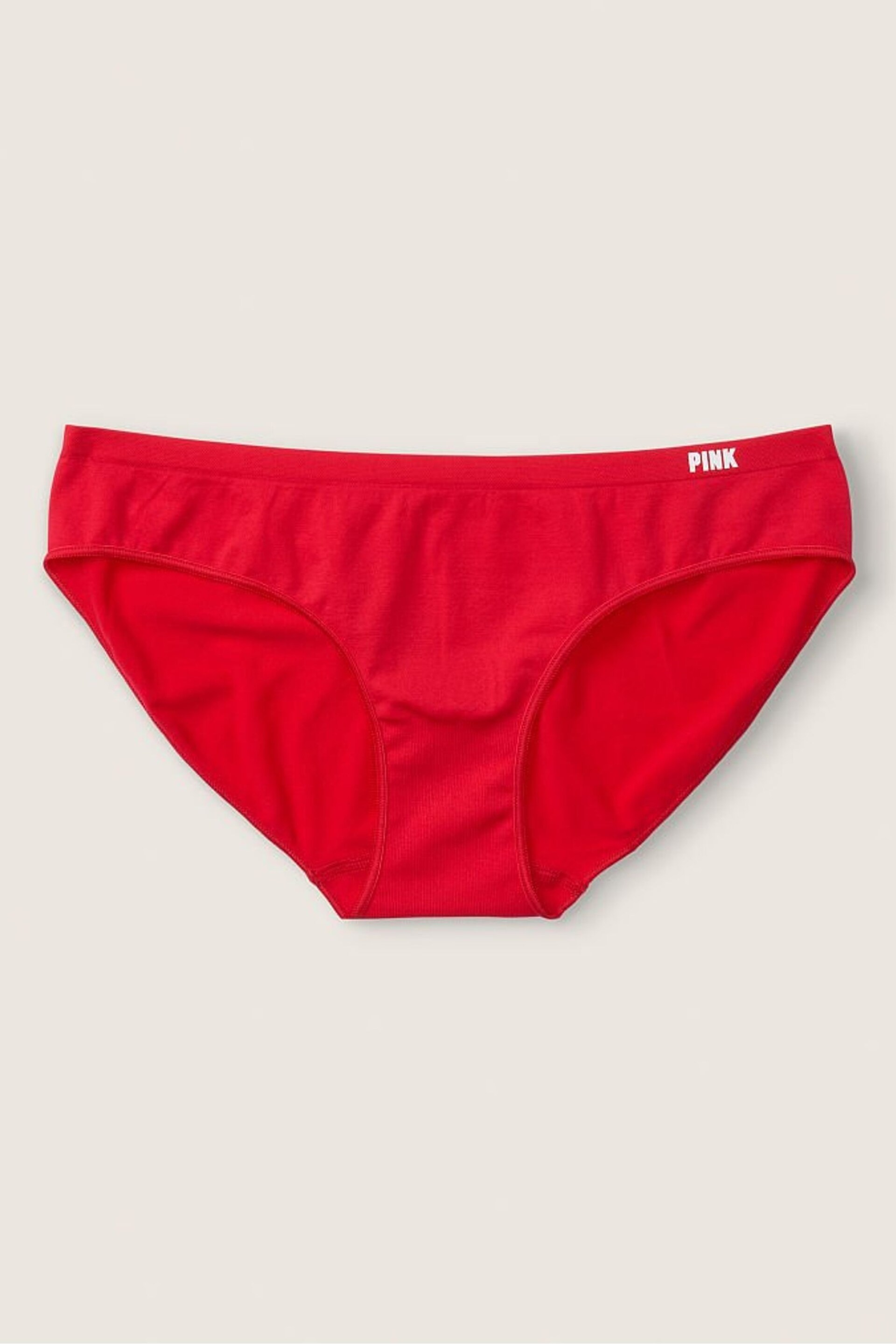 Victoria's Secret PINK Pepper Red Bikini Seamless Knickers - Image 1 of 1